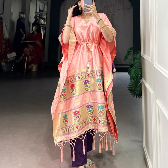 JACQUARD KAFTAN - Picture 1 of 12